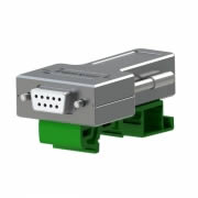 9-Way D-Type Breakout, DIN Rail