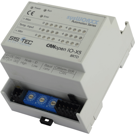 CANopen IO-X5 8Temp (RTD)