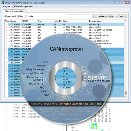 CANopen DeviceExplorer